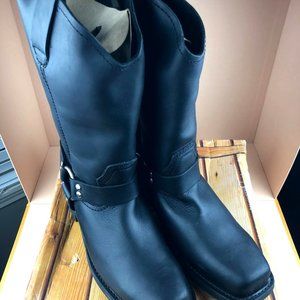 Genuine Leather Goodyear Welted Men's Biker Boots